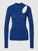 Copenhagen Muse Strickpullover mit Cut Out Modell 'NATACHA' in Royal, ...