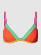 Banana Moon Bikini-Oberteil mit Colour-Blocking-Design Modell 'TAEKO' ...