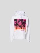 Dsquared2 Oversized Hoodie mit Motiv-Print in Weiss, Größe S