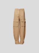 Remain Cargohose aus Bio-Baumwoll-Mix in Beige, Größe 38