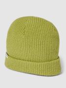 Roxy Beanie mit Label-Patch in Khaki, Größe 1