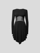 Alexandre Vauthier Minikleid mit semitransparentem Einsatz in Black, G...