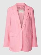 TOM TAILOR DENIM Leinenblazer mit Reverskragen in Rosa, Größe S