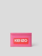 Kenzo Kartenetui aus echtem Leder in Pink, Größe 1