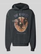 THE KOOPLES Hoodie mit Label-Print in Black, Größe L