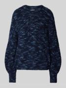 MSCH Copenhagen Strickpullover aus Woll-Mix Modell 'Alegra' in Marine,...