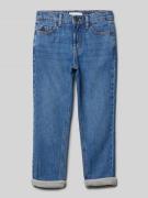 Mango Regular Fit Jeans im 5-Pocket-Design Modell 'santi' in Blau, Grö...