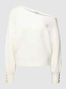 Guess Strickpullover im One-Shoulder-Design Modell 'ISADORA' in Offwhi...