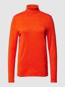 Esprit Rollkragenpullover aus Viskose-Mix in unifarbenem Design in Ora...