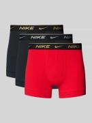 Nike Trunks mit elastischem Logo-Bund im 2er-Pack in Black, Größe L