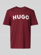 HUGO Oversized T-Shirt mit Rundhalsausschnitt Modell 'DULIVIO' in Rot,...