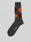 Burlington Socken aus Schurwoll-Mix mit Label-Detail Modell 'Edinburgh...