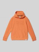 Garcia Hoodie mit Label-Patch in Orange, Größe 152