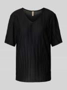 Soyaconcept Blusenshirt mit Plisseefalten Modell 'KIRIT' in Black, Grö...