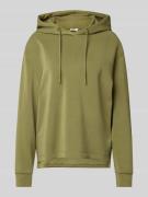 s.Oliver RED LABEL Hoodie mit Seitenschlitzen in Khaki, Größe 36