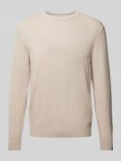 MARC O POLO Loose Fit Pullover mit Rundhalsausschnitt in Offwhite, Grö...