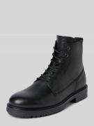 MARC O POLO Boots aus Leder mit Schnürung in Black, Größe 41