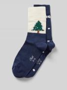 s.Oliver RED LABEL Socken aus Bio-Baumwoll-Mix mit weihnachtlichen Des...