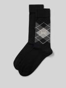 JOOP! Collection Socken mit geripptem Abschluss in Black, Größe 39-42