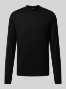 JOOP! Collection Strickpullover aus Schurwolle mit Stehkragen Modell '...