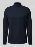 HECHTER PARIS Longsleeve mit Rollkragen in Marine, Größe L