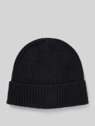 MARC O POLO Leichter Beanie aus reinem Kaschmir mit Ripp-Struktur in B...