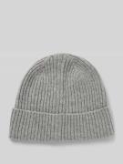 MARC O POLO Leichter Beanie aus reinem Kaschmir mit Ripp-Struktur in H...