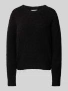 MARC O POLO Regular Fit Bouclé-Pullover aus Schurwolle-Alpakawolle-Mix...