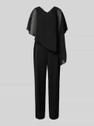 Swing Jumpsuit mit Rundhalsausschnitt in Black, Größe 38