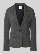 s.Oliver BLACK LABEL Slim Fit Blazer aus Interlockjersey in Mittelgrau...