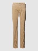 MARC O POLO Slim Fit Hose in unifarbenem Design Modell 'LULEA' in Sand...