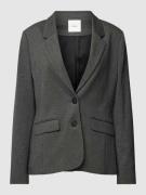 s.Oliver BLACK LABEL Blazer mit Knopfverschluss in Mittelgrau Melange,...