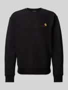 Carhartt Work In Progress Sweatshirt mit Label-Stitching in Black, Grö...