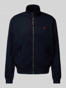 POLO RALPH LAUREN Windbreaker mit Logo-Stitching in Blau, Größe L