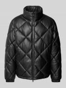 HUGO Steppjacke mit Zweiwege-Reißverschluss Modell 'Borin' in Black, G...