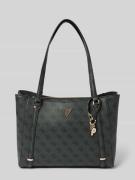 Guess Tote Bag mit Label-Anhänger Modell 'ECO ERICA' in Black, Größe 1