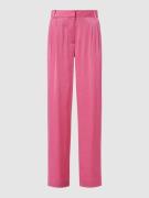 YOUNG POETS SOCIETY Bundfaltenhose aus Satin Modell 'Matilda' in Pink,...