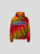 Dsquared2 Hoodie im Batik-Look in Rot, Größe M