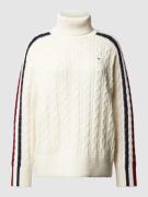 Tommy Hilfiger Strickpullover mit Kontraststreifen Modell 'GLOBAL' in ...