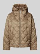 MARC O POLO Relaxed Fit Steppjacke im Cape-Stil in Beige, Größe 38