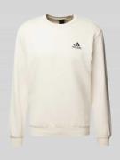 ADIDAS SPORTSWEAR Sweatshirt mit Logo-Stitching in Sand, Größe L