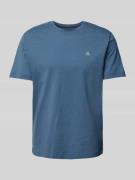 MARC O POLO Regular Fit T-Shirt aus reiner Baumwolle in Blau, Größe L