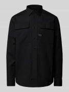 G-Star Raw Regular Fit Freizeithemd aus Viskose mit Kentkragen in Blac...