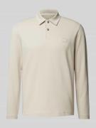 MARC O POLO Regular Fit  Poloshirt mit Bio-Baumwolle in Beige, Größe L