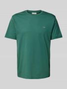 Gant T-Shirt mit Label-Stitching in Mint, Größe L