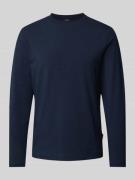 JOOP! Jeans Longsleeve mit geripptem Rundhalsausschnitt in Marine, Grö...