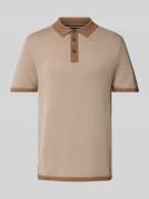 JOOP! Collection Poloshirt mit kurzer Knopfleiste Modell 'Trent' in Be...