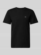 Calvin Klein Jeans T-Shirt mit Label-Badge in Black, Größe L