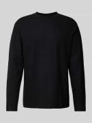 Calvin Klein Jeans Longsleeve mit Ziernähten in Black, Größe L