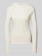 OPUS Longsleeve mit Rundhalsausschnitt Modell 'Soninchen' in Offwhite,...